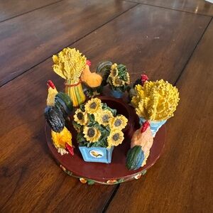 Rooster Candle Holder/Topper